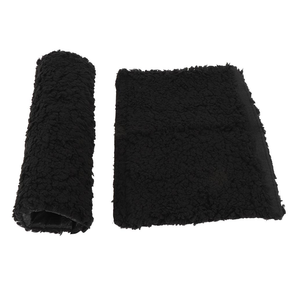 2pcs Chair Armrest Pad Sheepskin Fleece Armrest Cushion Comfortable Chair Armrest Pad for Transport Chairs Office