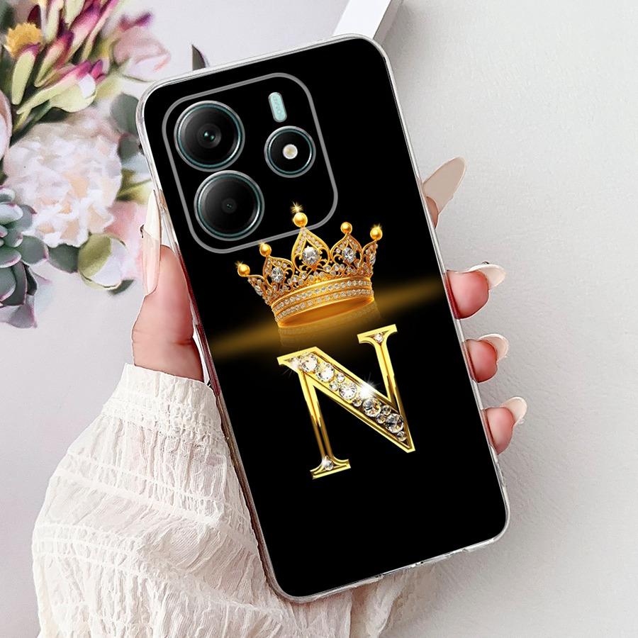 New Letter Painted Case for Xiaomi Redmi Note 14 Pro 5G Soft Silicone Fundas Soft Silicone Shell for Redmi Note14 5G 14Pro Capa