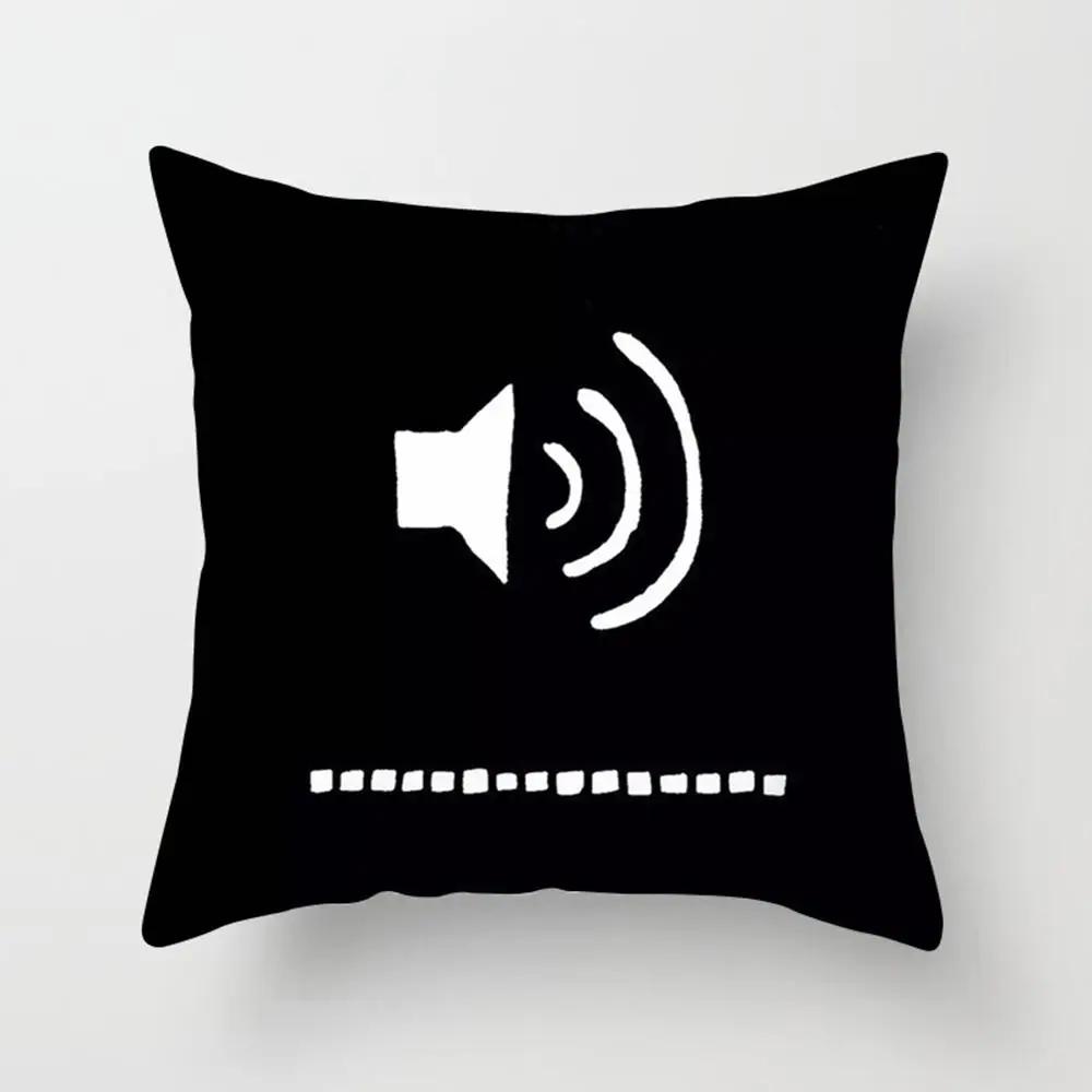 xcmNew Fashion Decorative Pillowcase BlackWhite Geometric Throw Cover Pillow Case Cushion For Living Room Square Home Decor