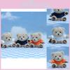 Adorable Plush Teddy Bear Keychain Cute Cartoon Bear Pendant Soft Toy Accessory