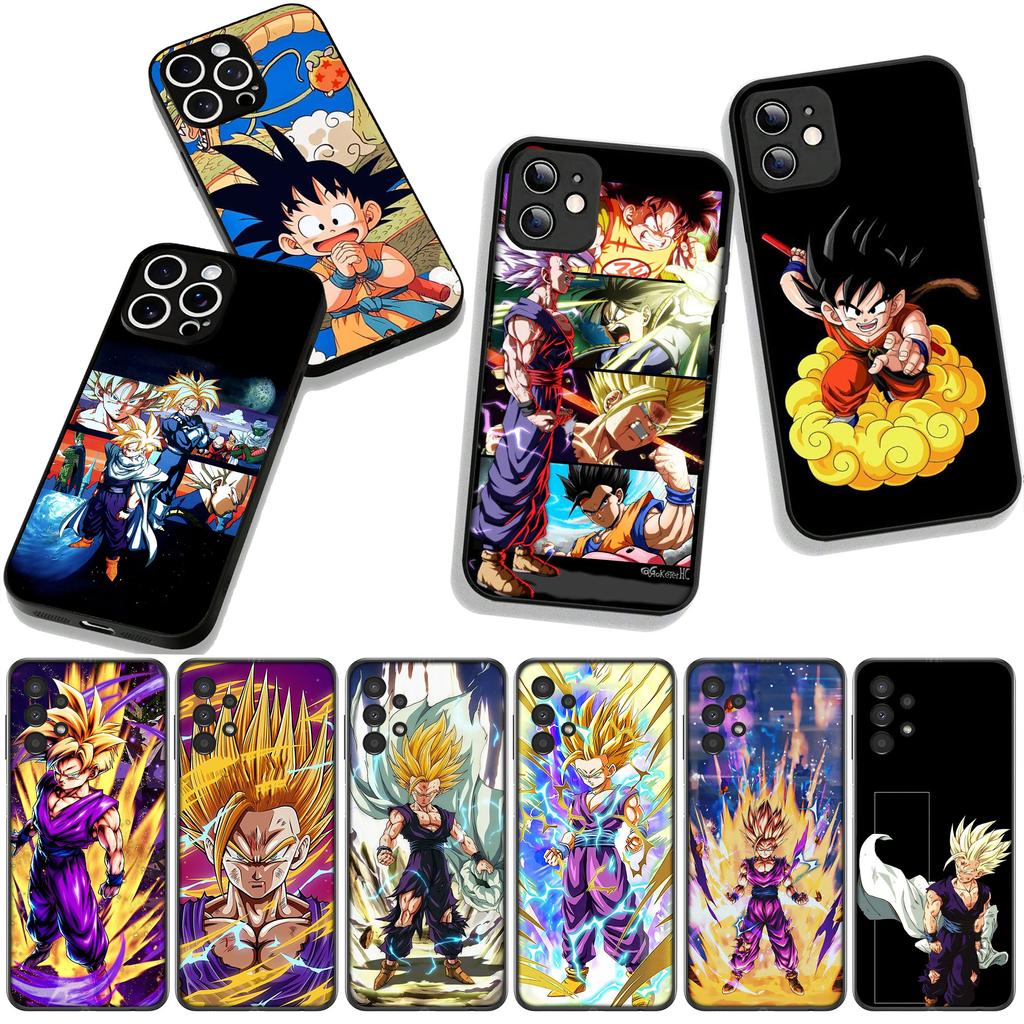 Dragon Son Gohan Goku Ball Phone Cover Case for Apple iPhone 16 15 14 Plus 13 12 Mini 17 Pro Max + ProMax 16E Air 16+ Casing