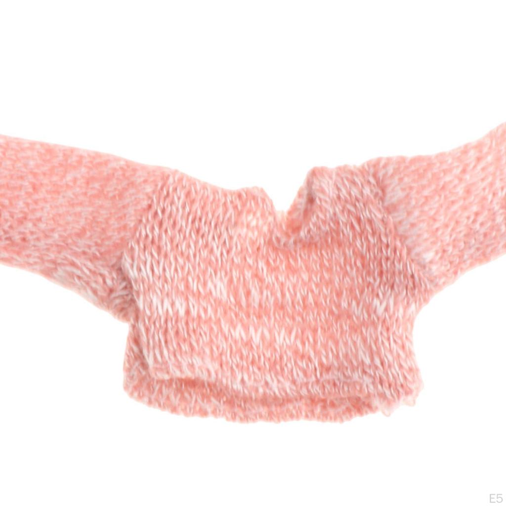 1/12 Weibliche Puppenpullover Actionfigur Kleidung Langarm Accessoire Pullover Mini für 6''
