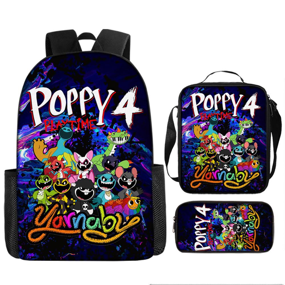 Playtime 4 Elementary School Bag Nightmare Critters Large Capacity Backpack Backpack
