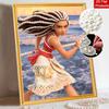 Disney Moana Creative Pearl Art Kit 5D DIY Pearl Embroidery Mosaic Cross-Stitch Kit for Home Decor