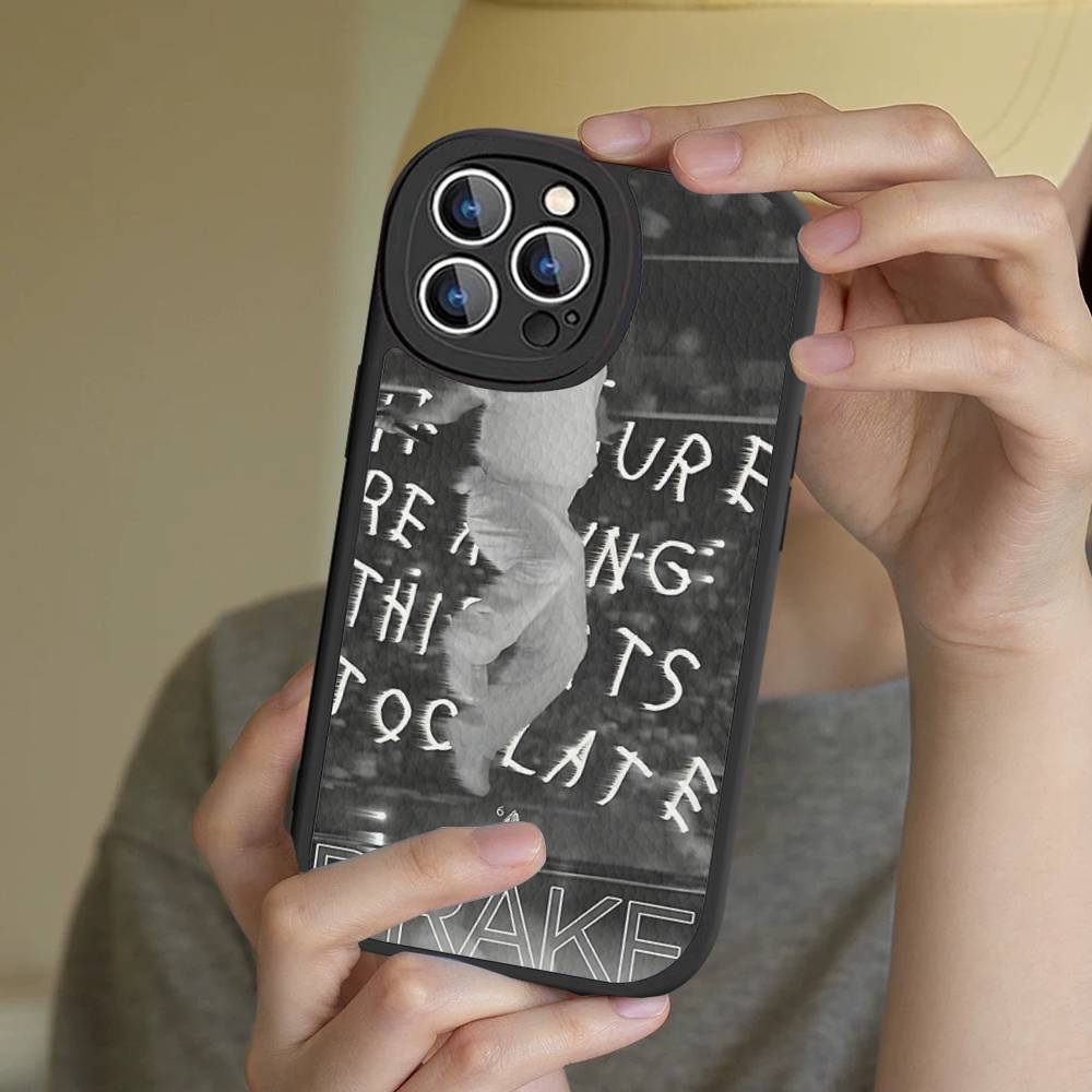 Sänger Rapper D-Drake Handyhülle Für IPhone 16 15 14 13 12 11 Pro Max Plus 16E Weiche Lederhülle