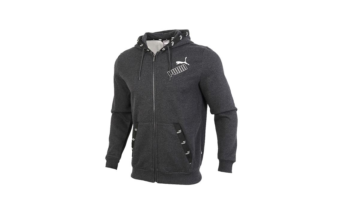 PUMA Jackets Men s Black Gray Color Hooded Moderate Other 583523-07 M
