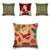 Christmas Cartoon Printed Cushion Cover Ultra Soft For Home Office Sofa Decor Gift