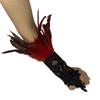 1PC Embroidery Feather Long Gloves Lace Wedding Gloves Gothic Mesh Sleeve  Party Wear