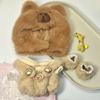 1 Set Strap Pants 20cm Cotton Doll Clothes Capybara Hat Plush Doll Clothes  Doll Accessories