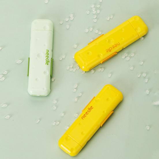 3-In-1 Needle Threader Seam Remover Needle Storage Box Hand Sewing Embroidery Cross Stitch Needle Threading Thread Removal Tools