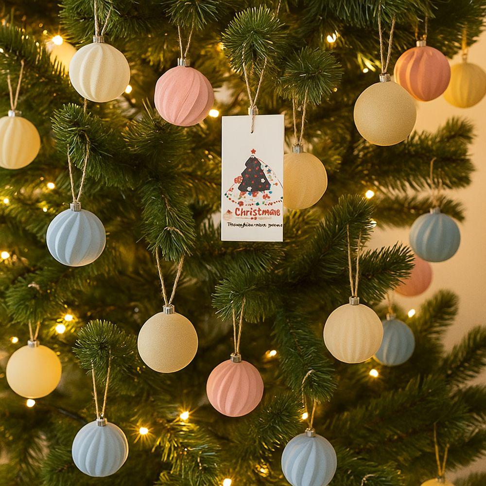 Colorful Christmas Ball Ornaments Plastic Flocking Reusable Christmas Tree Hanging Balls Shatterproof Xmas Velvet Balls
