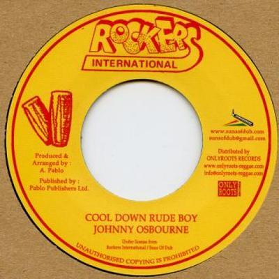 7inch Record JOHNNY OSBOURNE - Cool Down Rude Boy OR78 Rockers/Onlyroo 1994 Europe Reggae, Ska & Dub