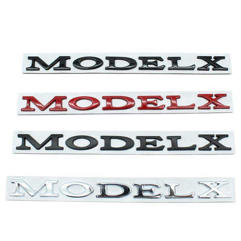 3D ABS Tesla Model 3 XSY DUAL MOTOR Spacex Logo Auto Buchstabe Heckklappe Kofferraum Aufkleber Emblem Abzeichen Aufkleber Aufkleber