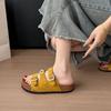 Internet Celebrity Explosion Non-slip Thick Bottom Women Wear Cool Slippers 2025 Summer New Light Casual Versatile Height-increasing Slippers