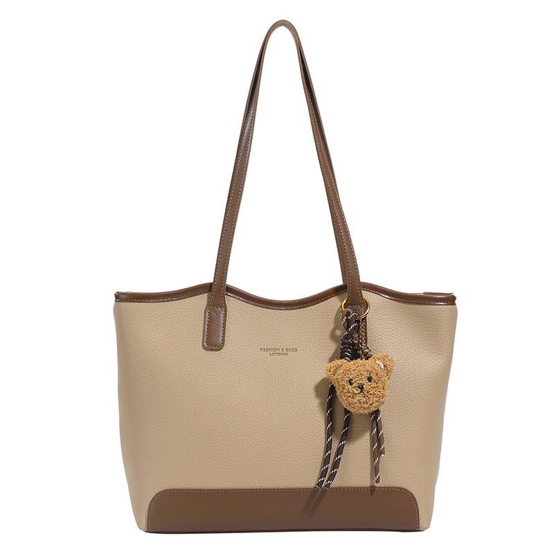 Simple and Popular Bucket Bag Women's Bag New Fashionable Versatile Commuter Largecapacity Tote Shoulder Bag