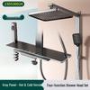 LANGZHIWEN Pressurized Shower Head with Smart Ambient Light