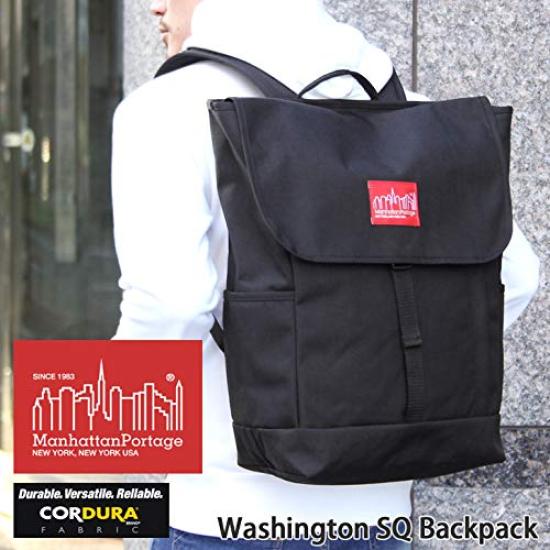 Manhattan Portage Official Washington SQ Backpack MP1220 BLK (Black)