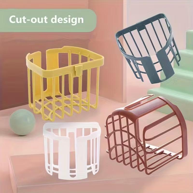 Creative Punch-Free Toilet Paper Shelf Storage Rack Bathroom Kitchen Tissue Box Wall-Mounted Paper Storage Box Paper Holder
