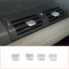For Land Rover Defender 90 110 2020-2024 ABS Chrome Car Central Control Air Outlet Adjustment Lever Cover Decorative Accessories