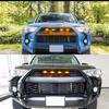 Front Grille Amber LED Lights + LED License Plate Light  Kit Fit For Toyota 4Runner 2014-2019
