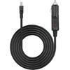 PNGKNYOCN12V DC Car Charger Auto Power Supply 18AWG Cable, DC 5.5mm X 2.5mm Car Cigarette Lighter Male Plug Cable for Camera, CCTV, Refrigerator