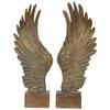 2 Ailes d'Ange sur une Base en Résine Figurine Décorative