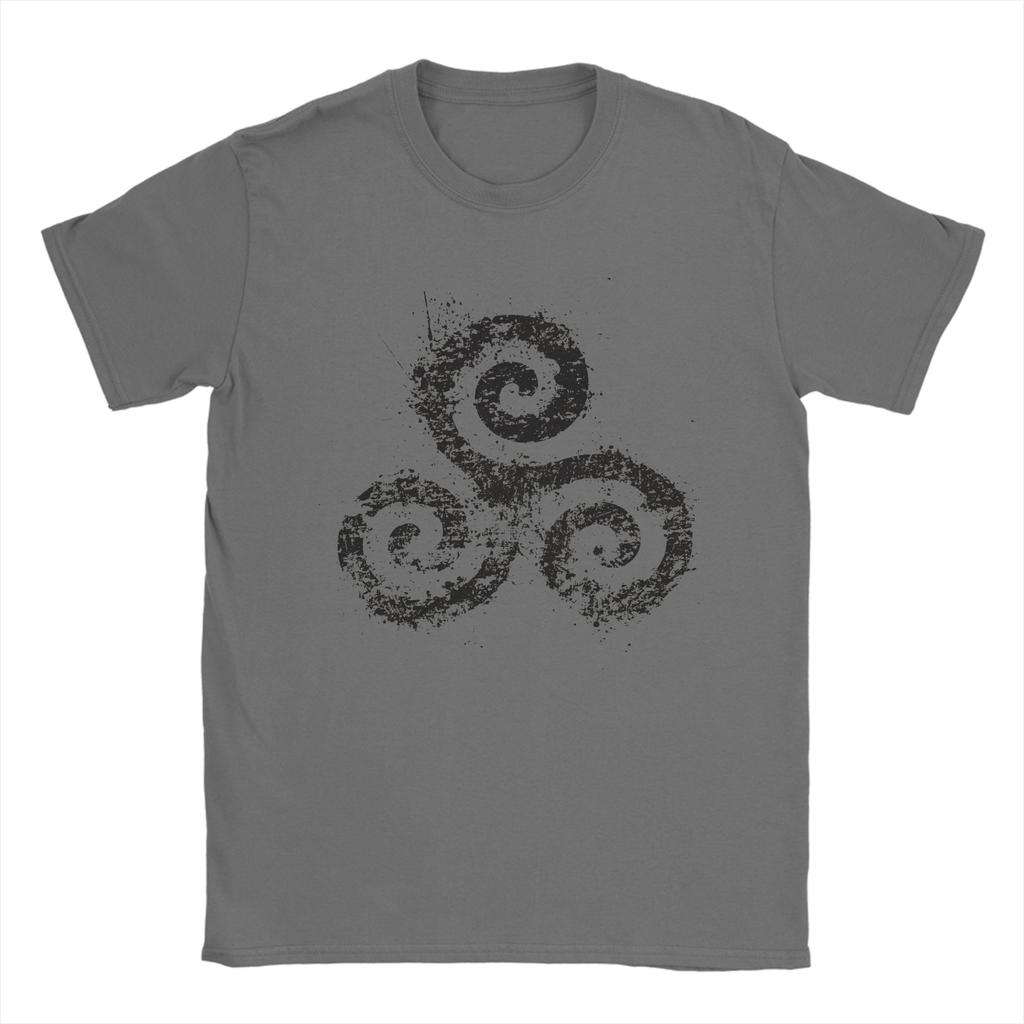 Streetwear Teen Wolf Triskelion Black Ink T-Shirt Unisex Cotton Short Sleeve O-neck Summer Clothes