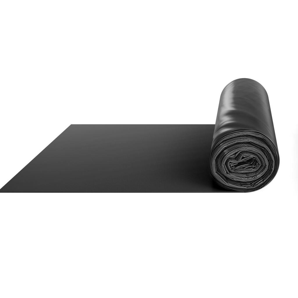 4Mil Plastic Sheeting Roll 3 x 50 FT Heavy Duty Polyethylene Black