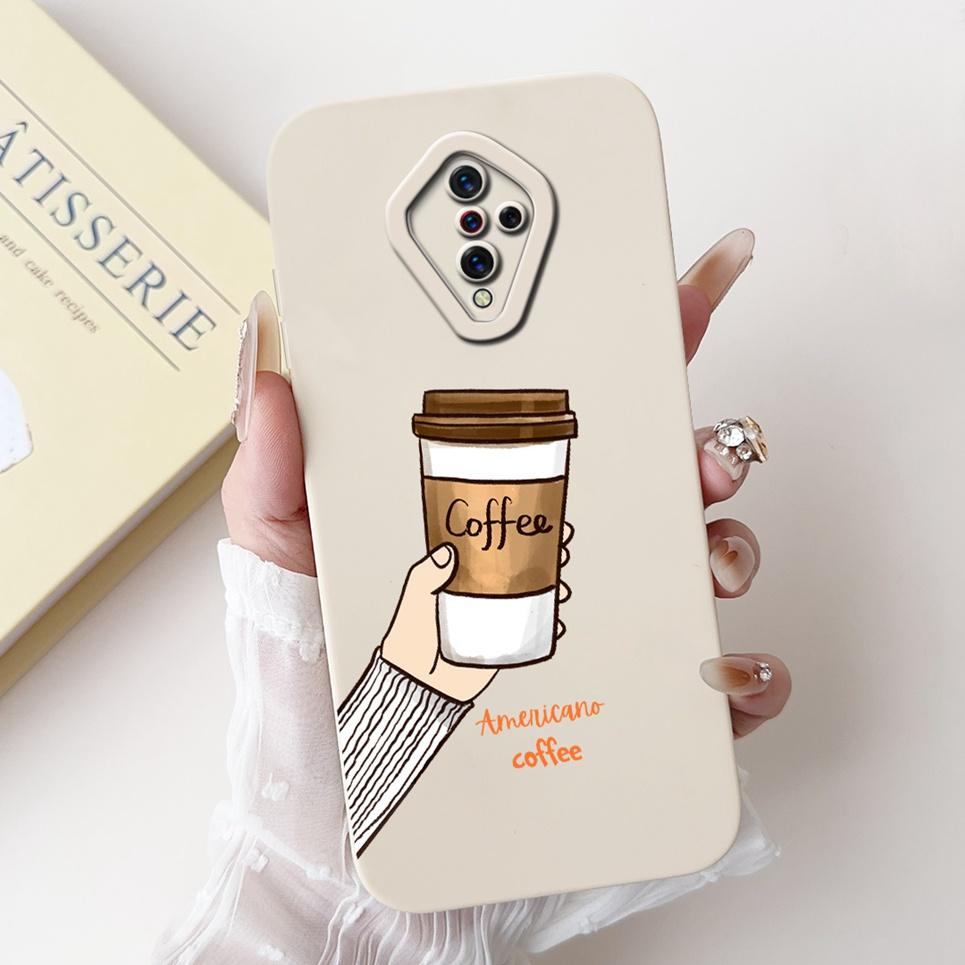 For Vivo 1920 Phone Case Vivo V17 Russia Y51 2020 Sept. X50 Lite Luxury Cartoon Animals Bumper Matte Silicone Soft Back Cover