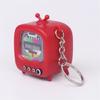 Vintage Style Mini TV Keychain With Light Sound Features Compact Keyring Gift For Birthdays Holidays
