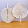 Lightweight Bamboo Fan Hand Weaving Summer Cooling Fan Guest Favors Palm Leaf Fan  Summer Accessory