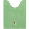 Senko Tiny Leaf Long Toilet Green Mat,