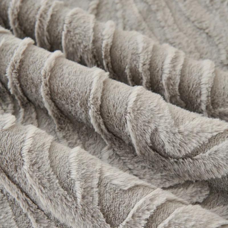 Winter Plush Sofa Cushion Thicken Anti-slip Sofa Cover Towel Warm L Shaped Universal Sofa Slipcovers for Living Room Decoration