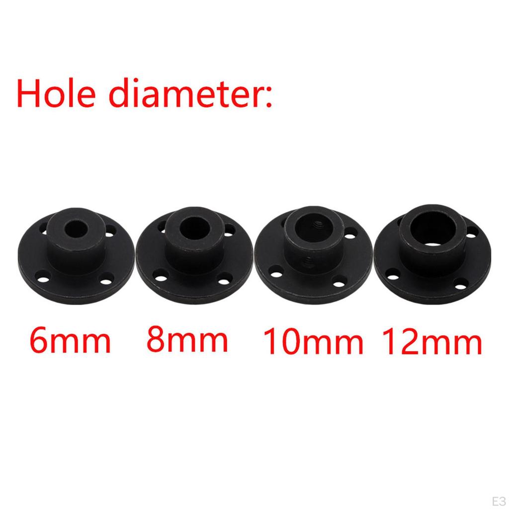 Flange Shaft Coupling Connector Durable Parts Accessories with Fastening Screw DIY
