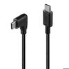 LINDY Câble USB C Vers USB Type C Coudé - 1m Noir