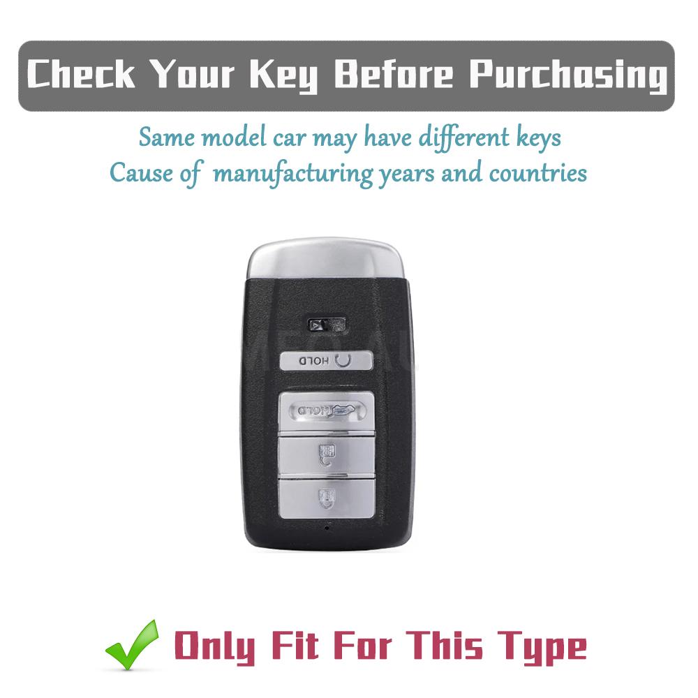Soft TPU Key Fob Protector Shell for Honda Acura MDX RDX CDX TLX-L RLX NSX Car Key Case Cover Holder Auto Key Chain Accessories