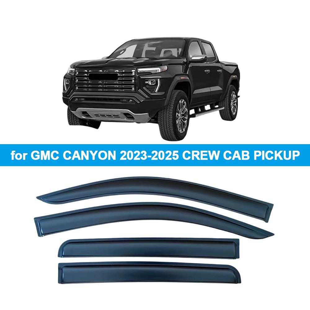 GMC Canyon 23-25 Crew Cab Pickup Rainproof Window Visor Deflector