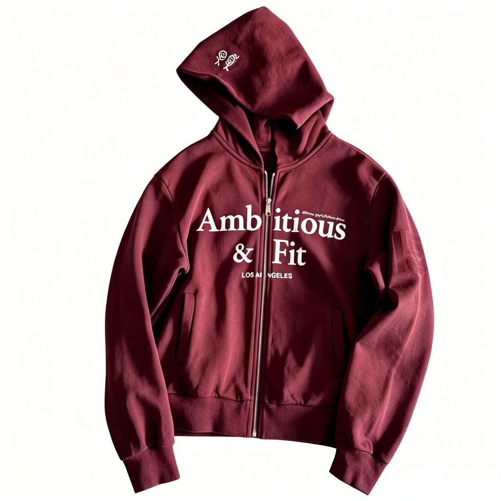 Jennie 2026 Blue Zipper Hoodie: European & American Fashion, Winter Loose Fit Unisex Jacket