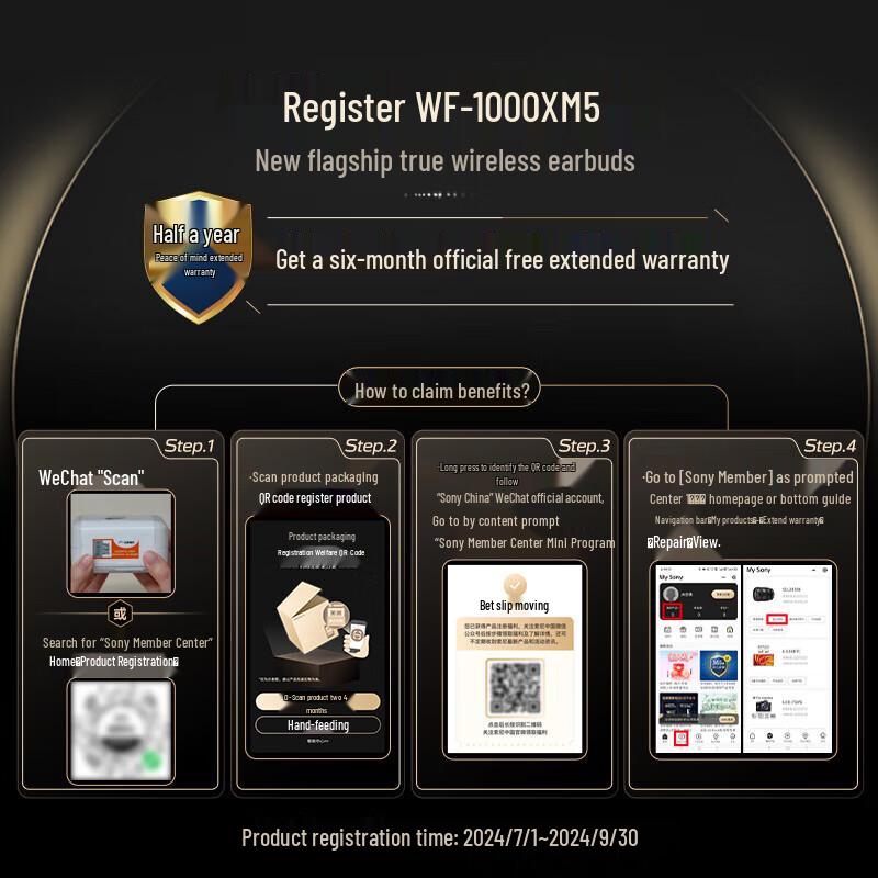 Sony WF-1000XM5 True Wireless Noise-Cancelling Earbuds