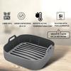 Air Fryer Silicone Pot Thick Reusable Silicone Basket Non-Stick Reusable Baking Accessory for Airfryers Accessories Air Fryer