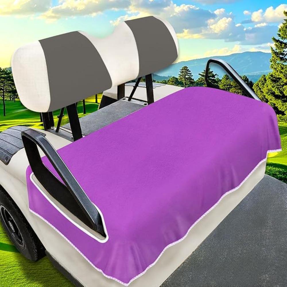 Keeps Seats Dry Golf Cart Seat Towel Blanket Comfortable Golf Cart Accessories  for 2/4-seats Cart