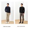 Goldlion Men's Wool Blend Long Sleeve Polo Shirt