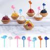 8Pcs Animal Penguin Dolphin Fruit Fork Mini Cartoon Children Snack Cake Dessert Toothpick Bento Lunches Accessories Party Decor