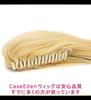 CaseEden Cosplay Twin Tail with Mixed Gold Golden Includes 2 Wig Nets Wig, Long, 120cm, Bun, Blonde, Blonde,