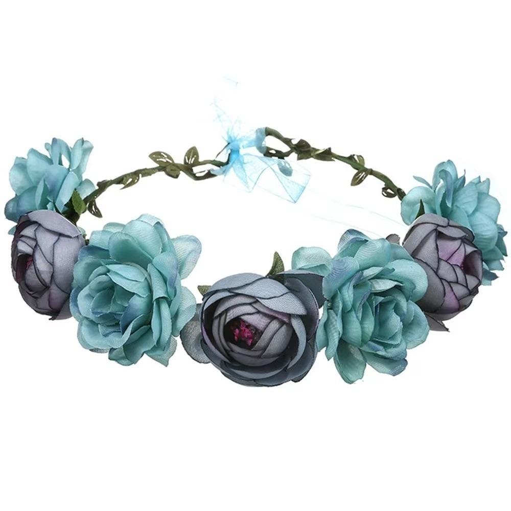 Bohemia Floral Headband Cloth Bridal Garland New Hair Bands  Birthday Party