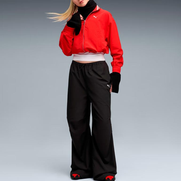 Puma Stand Collar Zipper Fashion Long Sleeve Jacket Women jackets 633998-11