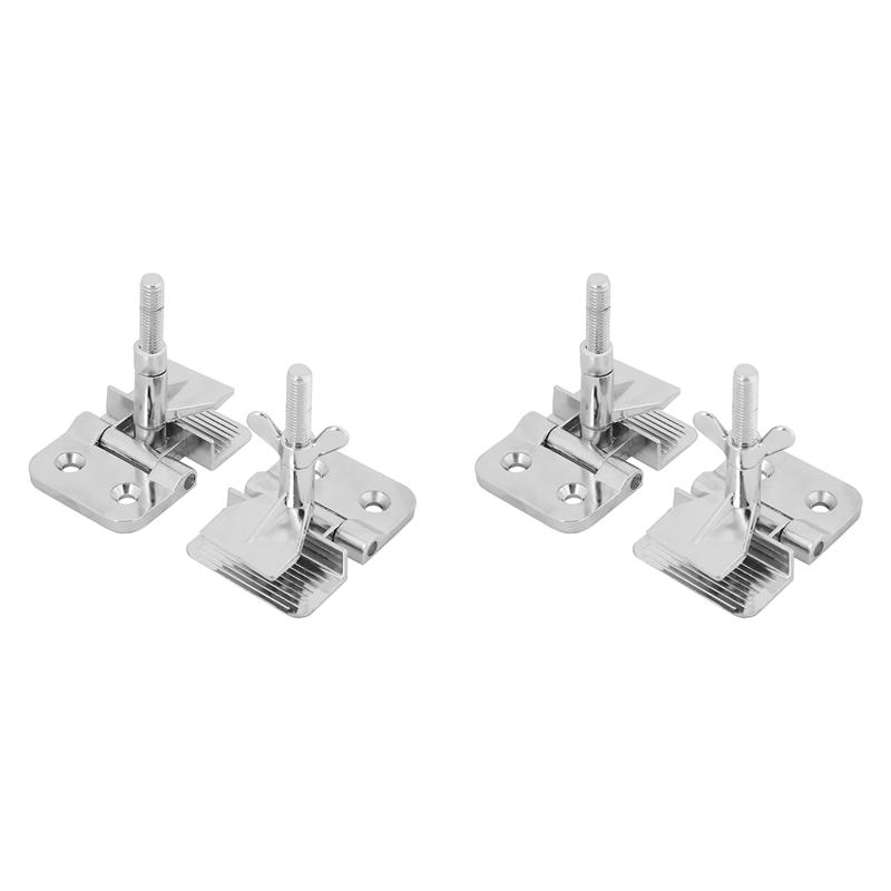 

BAAU 4PCS Silk Screen Printing Metal Butterfly Frame Hinge Clamp DIY Hobby Tool срібний