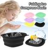 Square Foldable Silicone Bowl For Face Ice Bath And Home Skincare Routine Portable Face Dipping Bowl For Women And Girl
