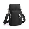 Waterproof Mobile Phone Bag Women's Mini Crossbody Bag Daily Multi-layer Zipper Purse Casual Outdoor Travel Nylon Bag