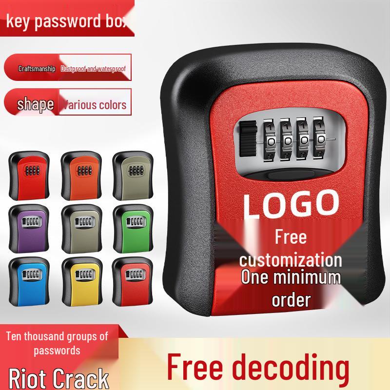 Anti-Theft Password Key Box for Doorway and Construction Site